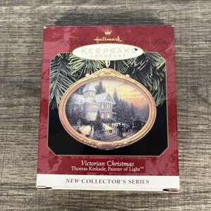 Vintage Hallmark Keepsake 1997 Victorian Christmas Thomas Kinkade Ornament Decor